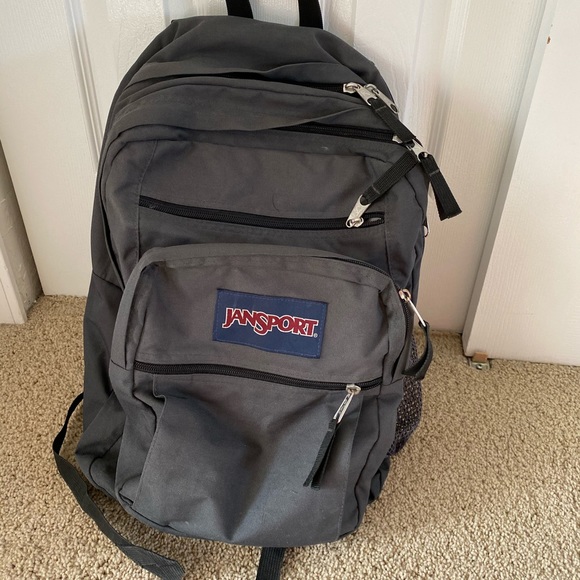 jansport grey backpack